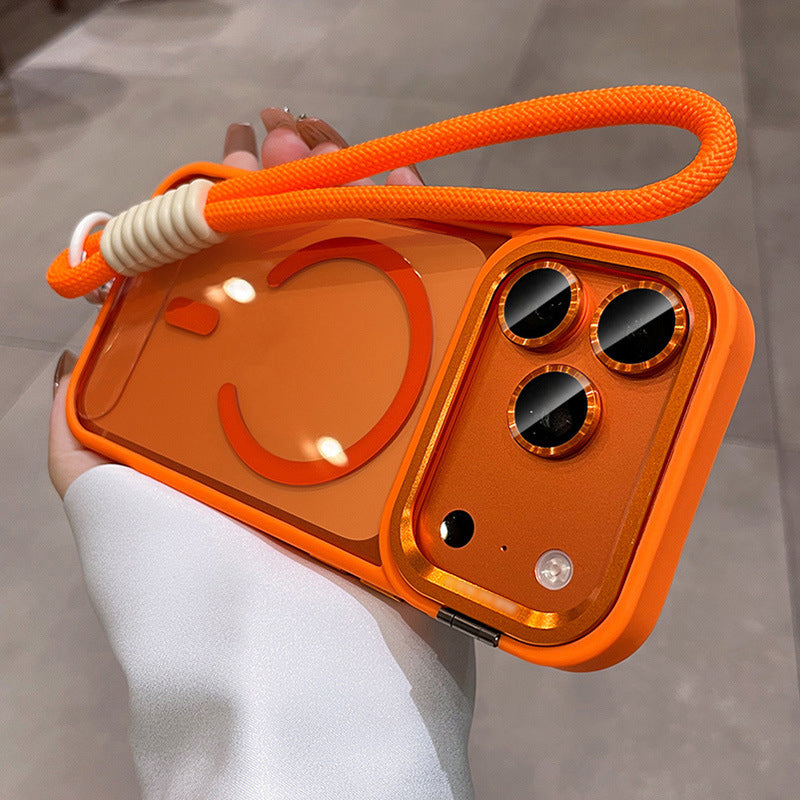📱 LIMITED-TIME 50% OFF! ✨ Magnetic Phone Case with Kickstand – Lens Guard, Strong Magnet, Clear 🔋