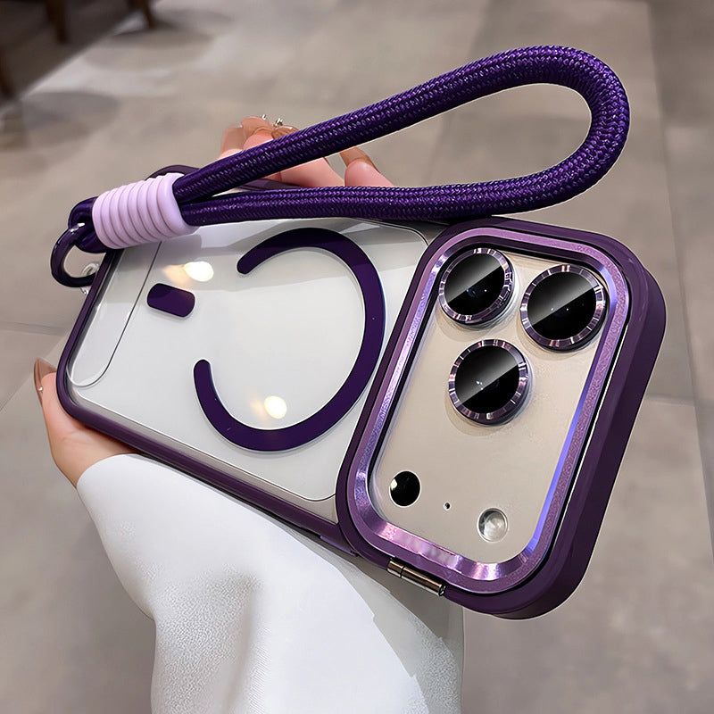 📱 LIMITED-TIME 50% OFF! ✨ Magnetic Phone Case with Kickstand – Lens Guard, Strong Magnet, Clear 🔋