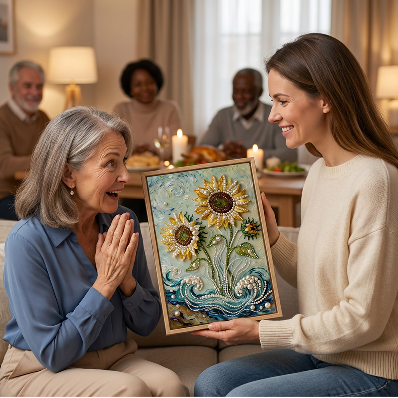 🔥Hot Sale🔥DIY 3D Gem Painting Kit with Frame（50% OFF）