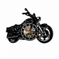 ⏳Limited-time 50% off⏰Retro Motorcycle Vinyl Record Wall Clock