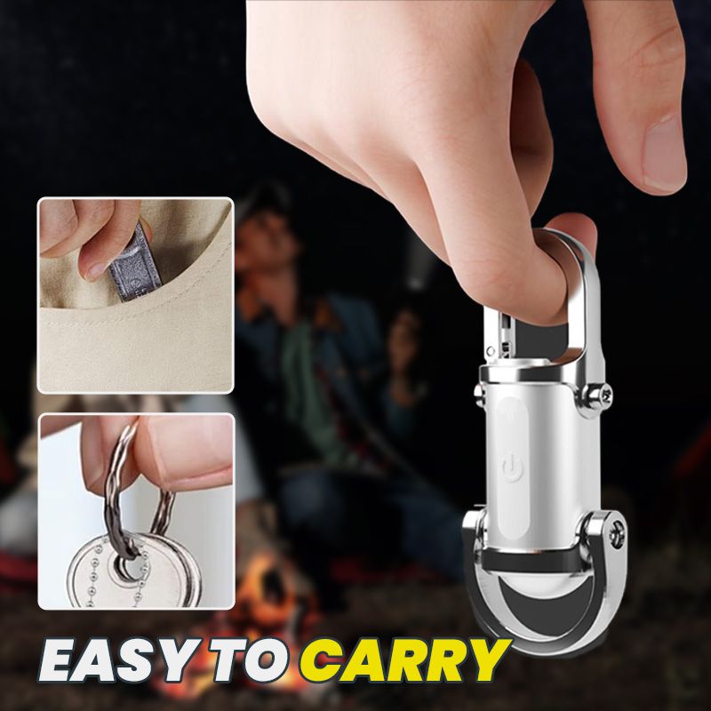 🔦 1200-Lumen Mini Keychain Flashlight – Ultra-Bright, Compact & Ready Anywhere! ✨