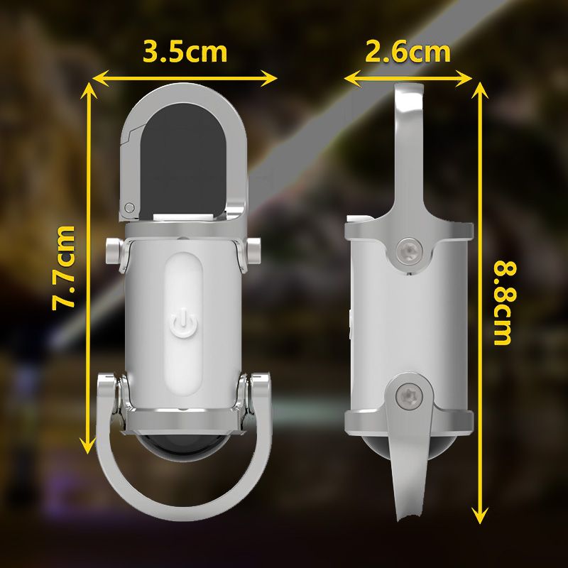 🔦 1200-Lumen Mini Keychain Flashlight – Ultra-Bright, Compact & Ready Anywhere! ✨