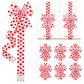 Self-adhesive backing, large 3D bow ❤️ Elegant heart-shaped ribbon | Tear and stick easily ✨ A must-have for holiday decorations