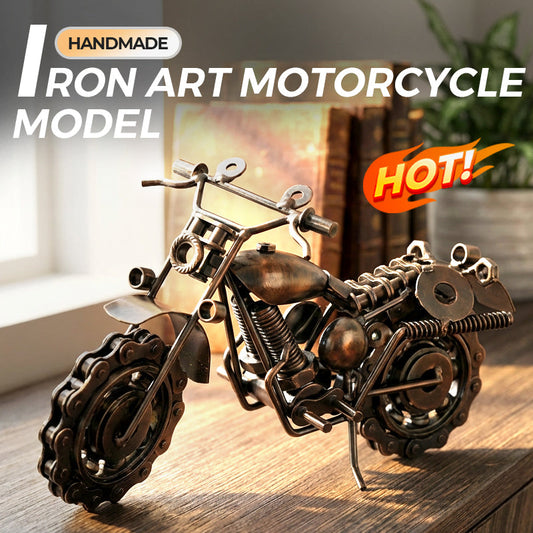 Handmade Iron Art Motorcycle Model
