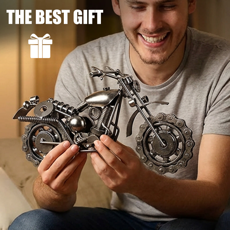 Handmade Iron Art Motorcycle Model