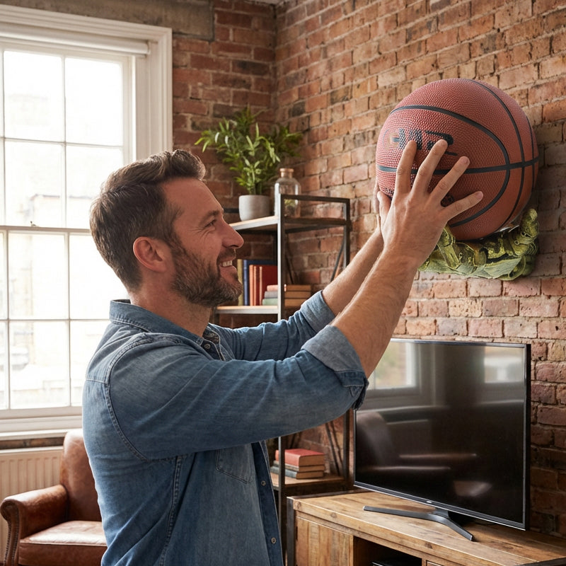 Wall Mount Basketball Holder