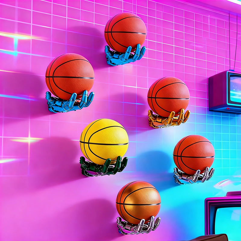 Wall Mount Basketball Holder