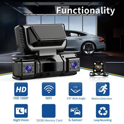 🦸2026 New Arrivals - 52% Off🦸4-Channel Dash Cam & Night Vision