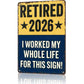 Vintage Metal Tin Sign – Retro Bar & Cafe Wall Decor