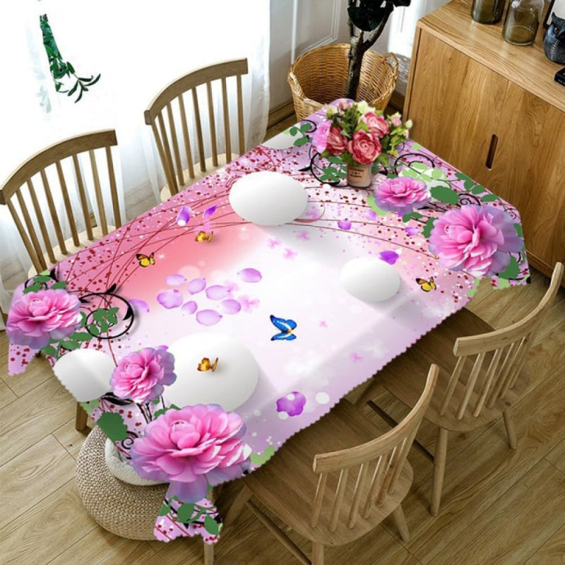 📢📢50% OFF! 🎨 Decorative Printed Tablecloth – Waterproof, Heat-Resistant & Non-Slip for Every Occasion! 🍽️✨