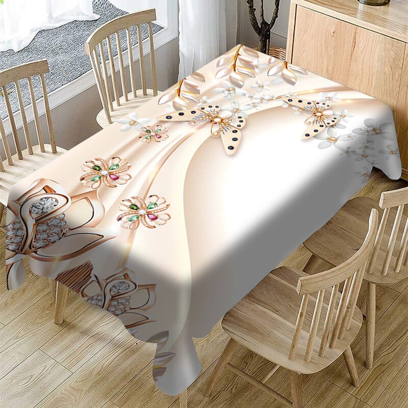 📢📢50% OFF! 🎨 Decorative Printed Tablecloth – Waterproof, Heat-Resistant & Non-Slip for Every Occasion! 🍽️✨
