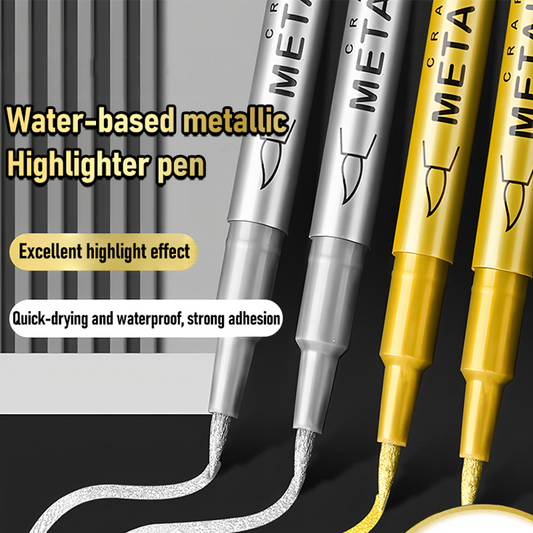 Waterproof Quick-Drying Metallic Markers