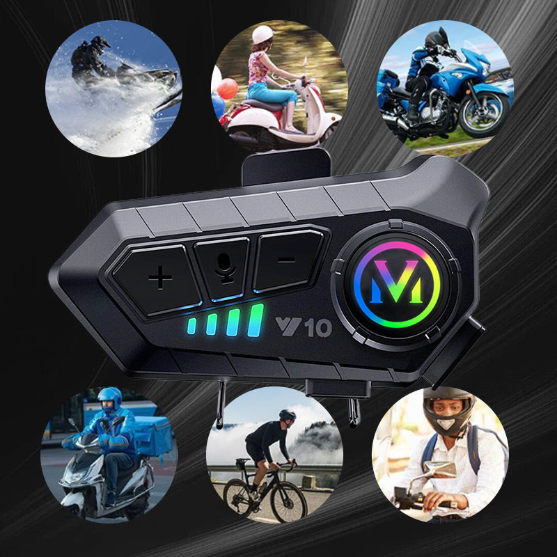 📢📢50%  OFF !! ⏰Motorcycle Bluetooth Headset for Half/Full Face Helmet