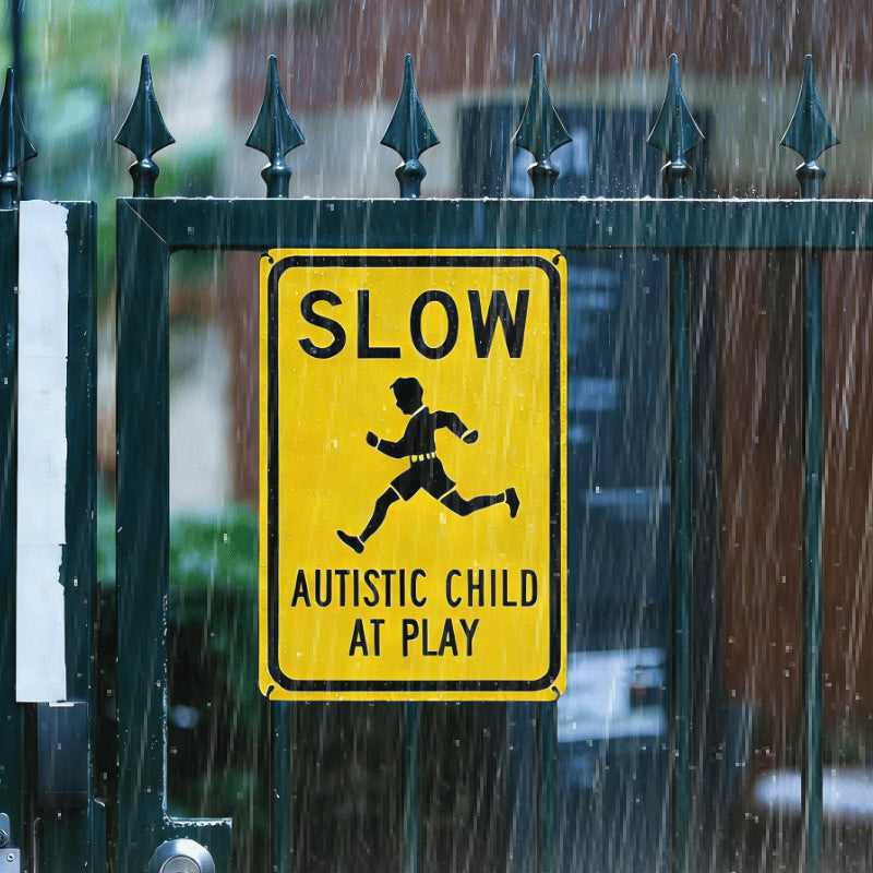 ⏰Caution Warning Metal Sign