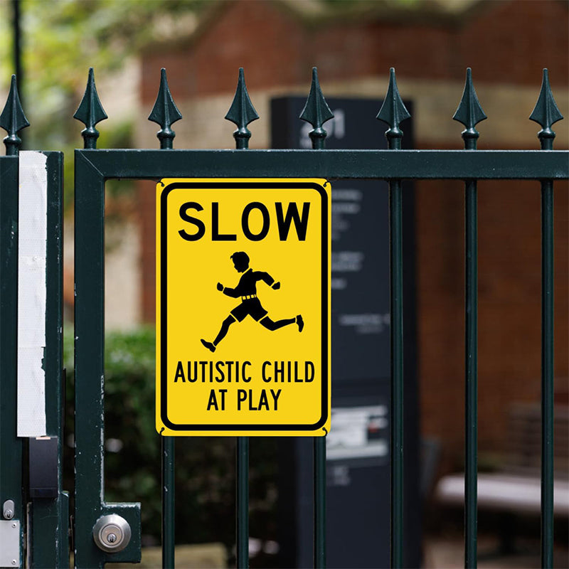 ⏰Caution Warning Metal Sign