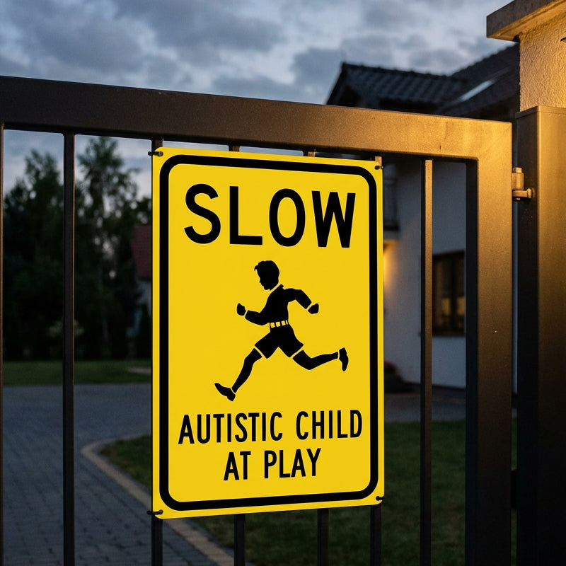 ⏰Caution Warning Metal Sign