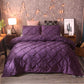 3-Piece Pintuck Pleated Duvet Cover & Pillowcases Set