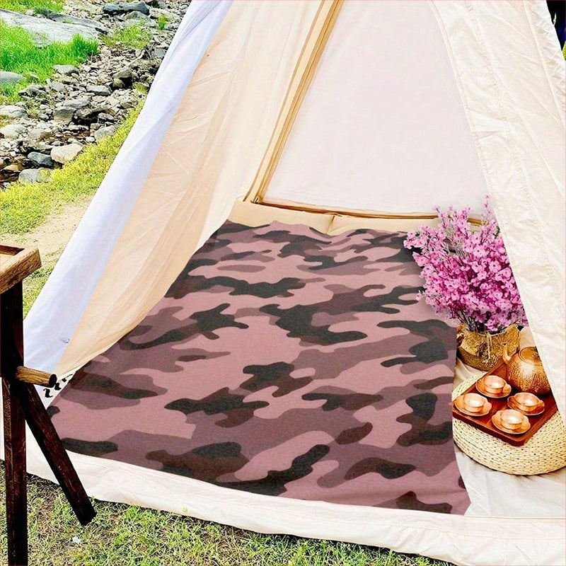 Ultra-Soft Camouflage Print Throw Blanket