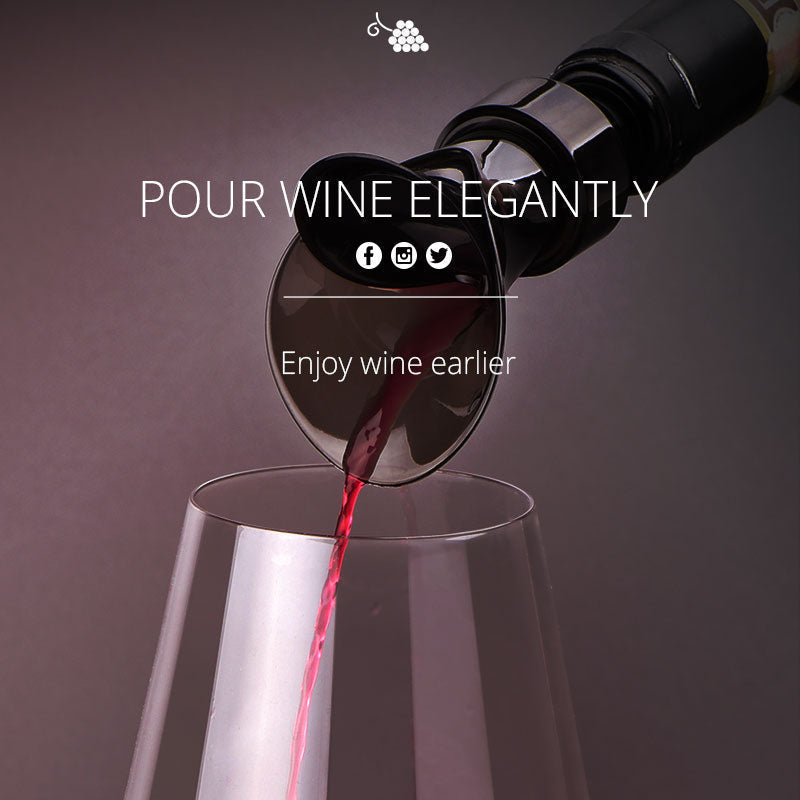 🎉 2026 Sale — Over 23,500 Sold!🍷 2-in-1 Wine Pourer & Vacuum Sealer Wine Saver Stopper ✨