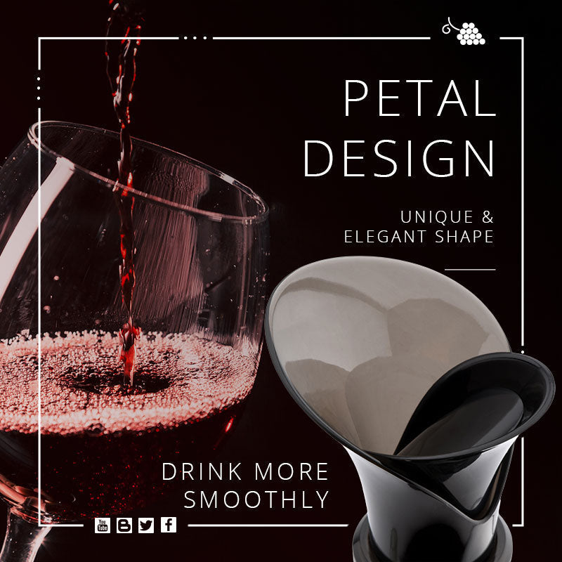 🎉 2026 Sale — Over 23,500 Sold!🍷 2-in-1 Wine Pourer & Vacuum Sealer Wine Saver Stopper ✨