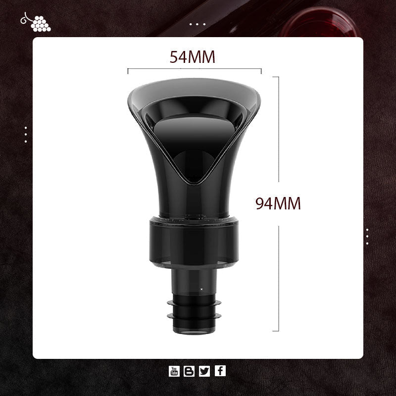 🎉 2026 Sale — Over 23,500 Sold!🍷 2-in-1 Wine Pourer & Vacuum Sealer Wine Saver Stopper ✨