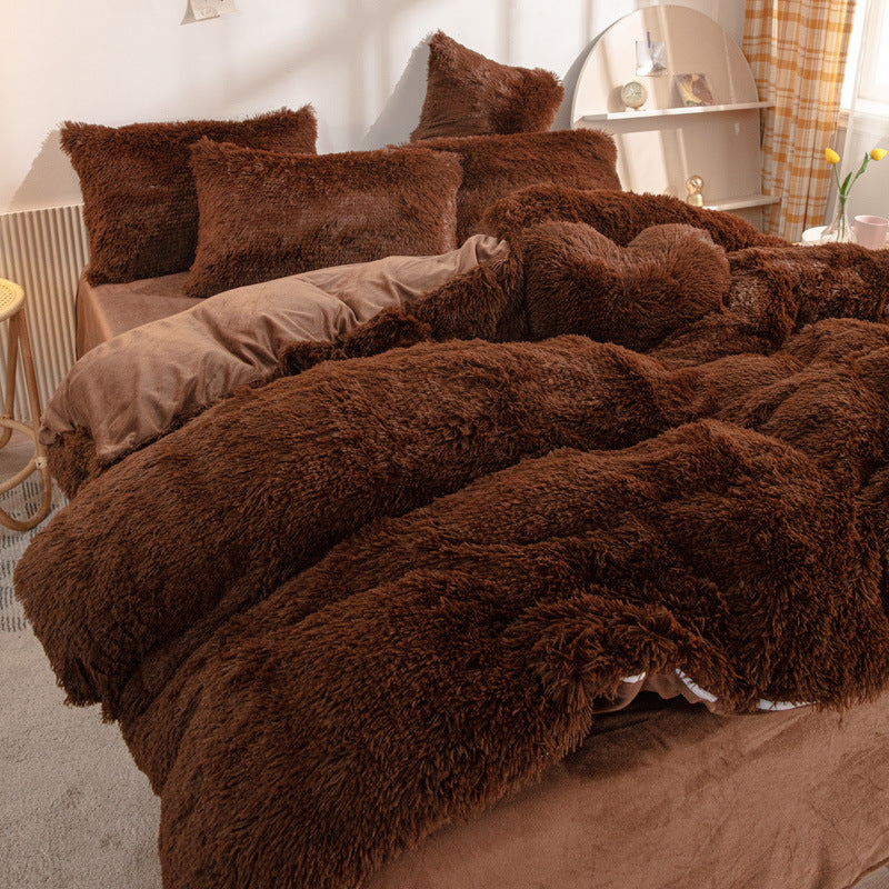 🔥Winter Warm Plush Bedding 4-Piece Set