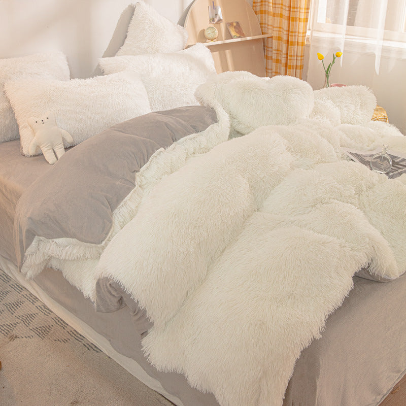 🔥Winter Warm Plush Bedding 4-Piece Set