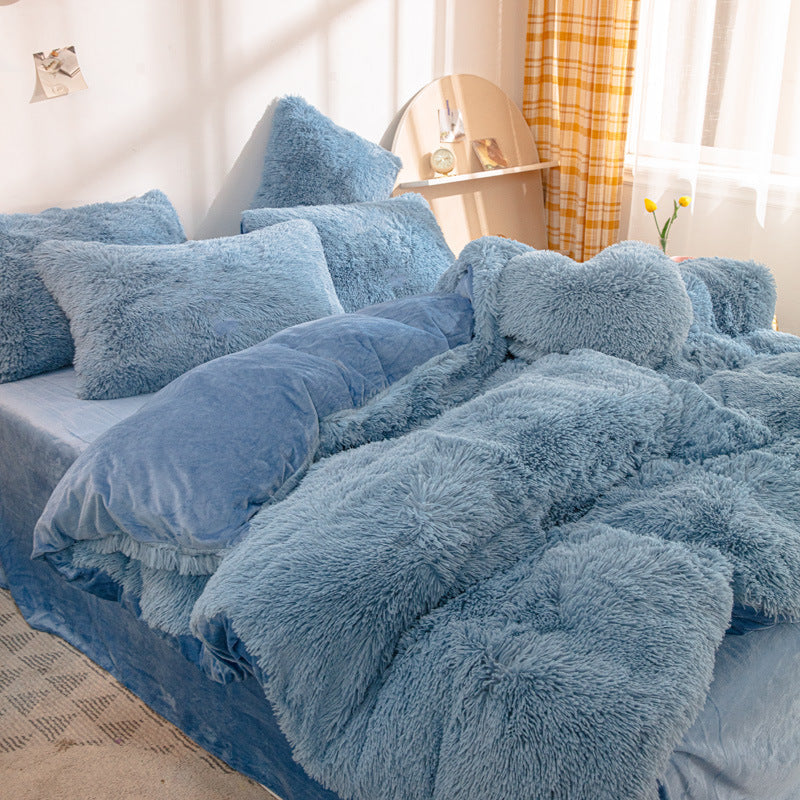 🔥Winter Warm Plush Bedding 4-Piece Set