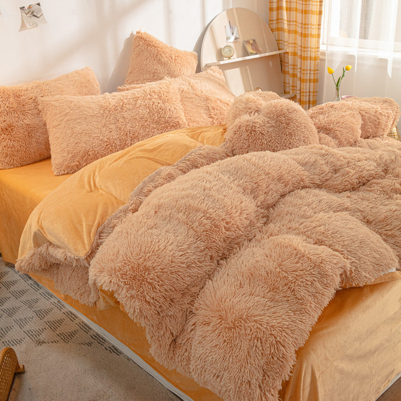 🔥Winter Warm Plush Bedding 4-Piece Set