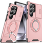 💎 50% OFF! 💎 Magnetic Stand Phone Case for Samsung – Slide Camera Cover, 360° Ring Grip & Kickstand, Full Protection 📱