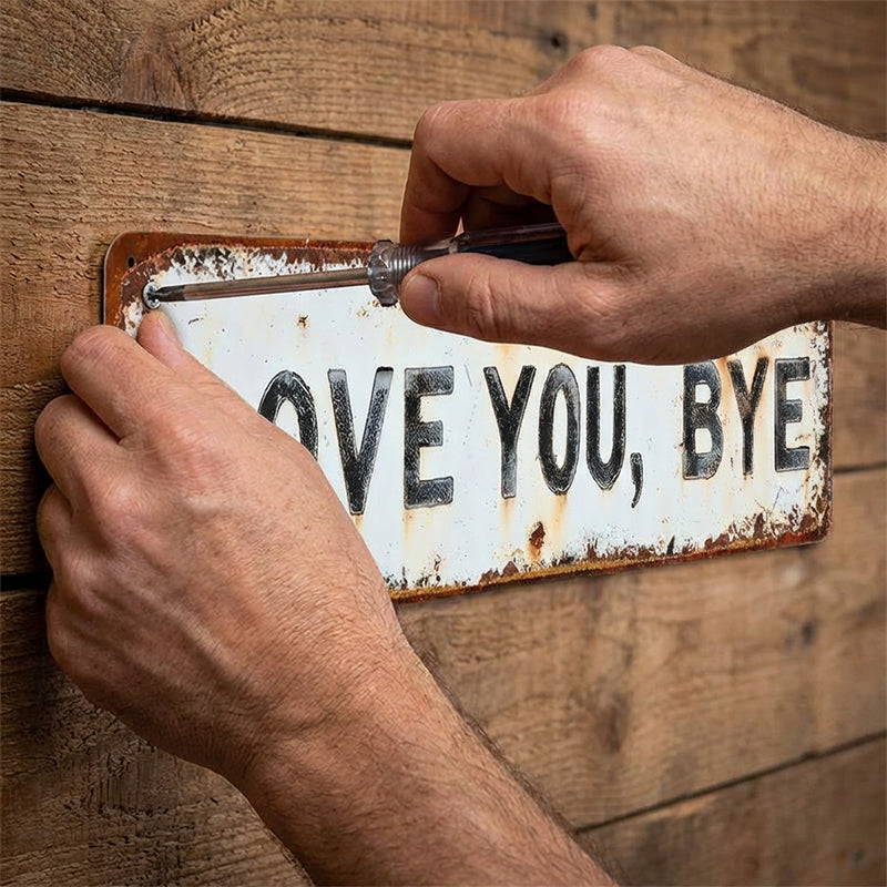 Weather-Resistant Metal Decor Sign（50% OFF）