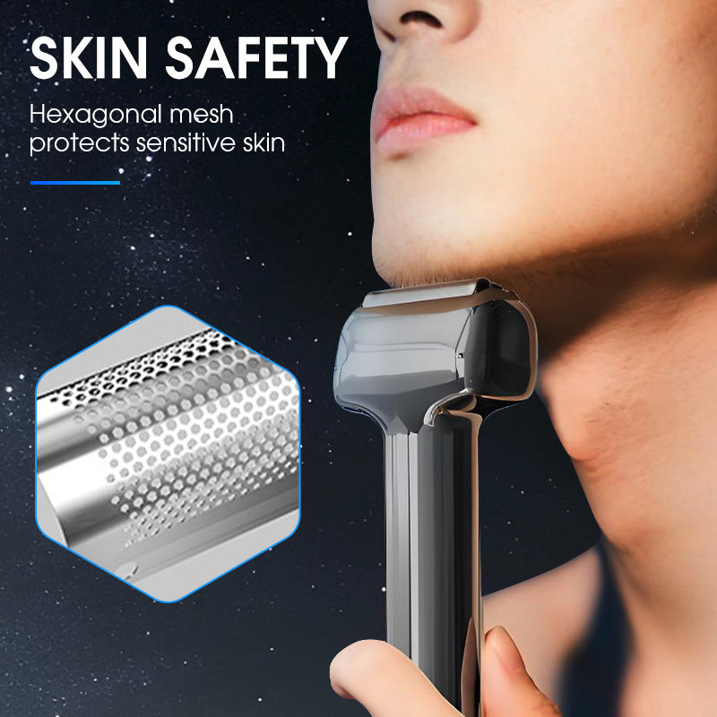 🪒50% OFF NOW! Men's Rechargeable Foil Electric Shaver – Efficient Close Shaving, Cordless Portable Wet & Dry Beard Razor for Daily Grooming