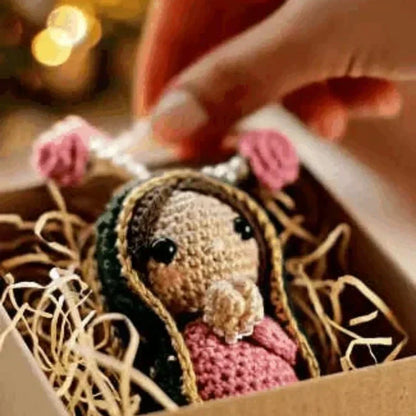 🎉 2026 Sale — Over 38,600 Sold!🙏Hand‑Crocheted Virgin Mary Hanging Ornament 🙌