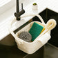 ⏰💰 50% OFF – Collapsible Faucet-Hanging Sink Strainer Basket | Hangs on Faucet, Collapses Flat! | Perfect for Veggies, Fruits & Dishes 🥦🍅🧽