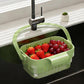 ⏰💰 50% OFF – Collapsible Faucet-Hanging Sink Strainer Basket | Hangs on Faucet, Collapses Flat! | Perfect for Veggies, Fruits & Dishes 🥦🍅🧽