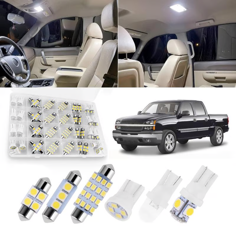 💡42-piece super bright LED car interior lighting set - plug & play upgrade for your car ✨