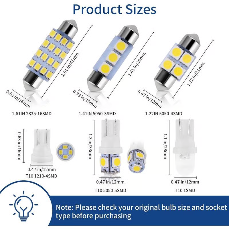 💡42-piece super bright LED car interior lighting set - plug & play upgrade for your car ✨