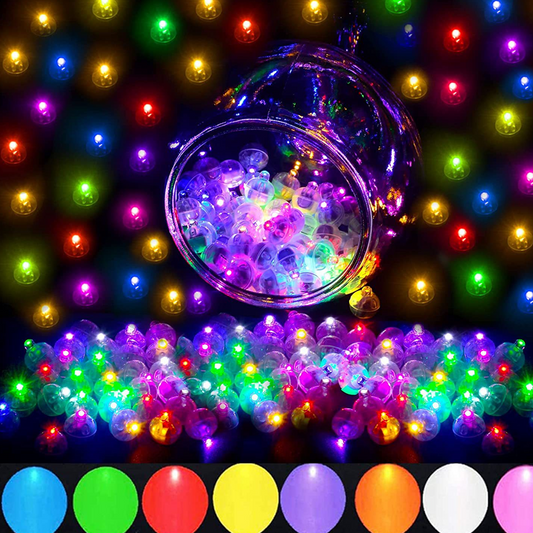 50 PCS Waterproof LED Balloon Lights for Decorations