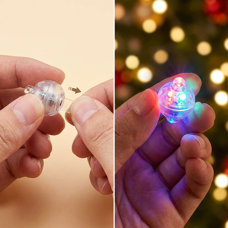50 PCS Waterproof LED Balloon Lights for Decorations