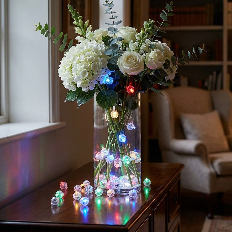 50 PCS Waterproof LED Balloon Lights for Decorations