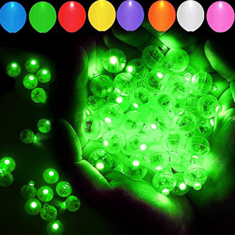 50 PCS Waterproof LED Balloon Lights for Decorations