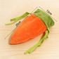 Carrot Shaped Plush Easter Treat Pouch