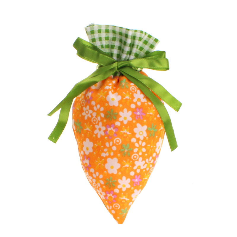 Carrot Shaped Plush Easter Treat Pouch