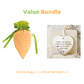 Carrot Shaped Plush Easter Treat Pouch