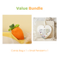 Carrot Shaped Plush Easter Treat Pouch