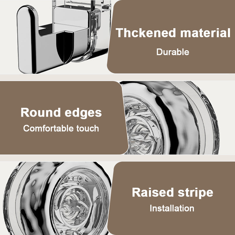 🔥 50% OFF! ✨ Punch-Free Swivel Vacuum Suction Cup Hooks – Rotating Suction Strong Fixation, No Drilling or Glue Marks & Water Splash Resistant – Electroplated Aesthetic Design for Kitchen, Bathroom & Door Organizing 🪝