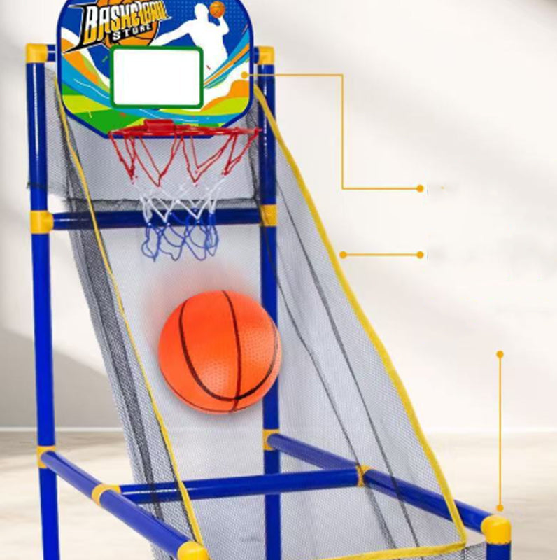 🥳2026 HOT SALE🥳💞50K+ SOLD!🏀🎯 50% OFF! Kids‘ Indoor Basketball Arcade Game – Auto ball return, sturdy & safe. 4 balls + pump included. Quick setup, endless fun! 🧒💨