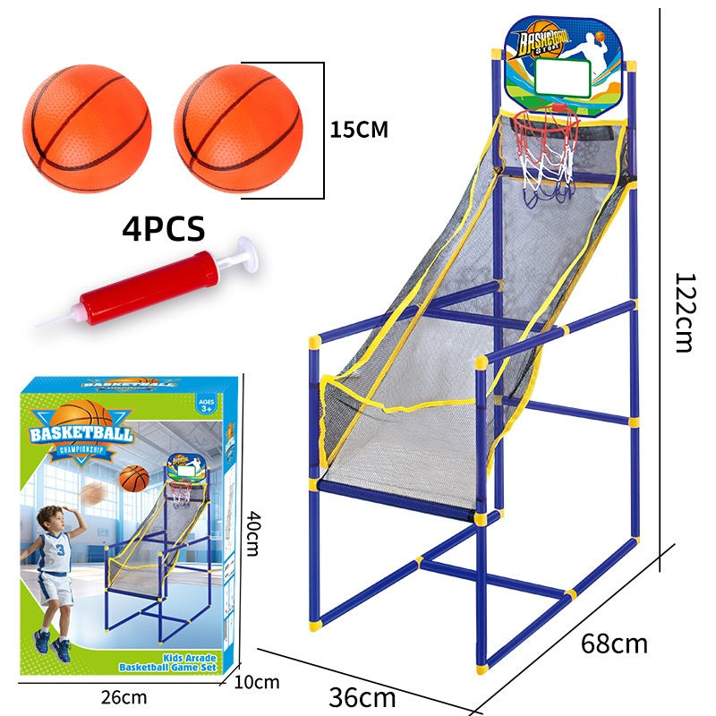 🥳2026 HOT SALE🥳💞50K+ SOLD!🏀🎯 50% OFF! Kids‘ Indoor Basketball Arcade Game – Auto ball return, sturdy & safe. 4 balls + pump included. Quick setup, endless fun! 🧒💨