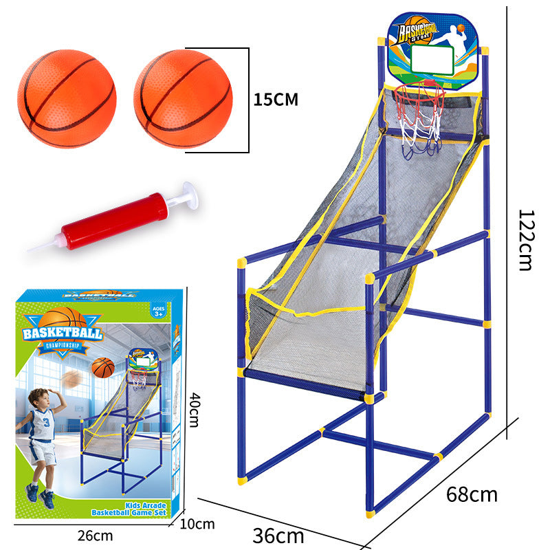 🥳2026 HOT SALE🥳💞50K+ SOLD!🏀🎯 50% OFF! Kids‘ Indoor Basketball Arcade Game – Auto ball return, sturdy & safe. 4 balls + pump included. Quick setup, endless fun! 🧒💨
