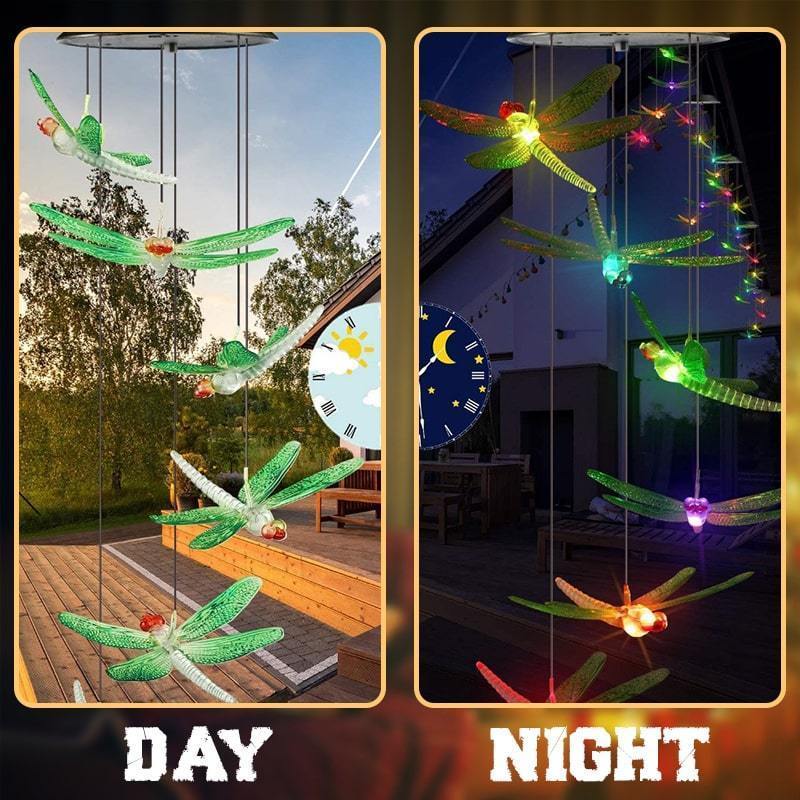 🦋 LIMITED‑TIME 50% OFF! 💣 Solar Butterfly Wind Chime Light – Colour‑Shift LED, Outdoor Hanging Decor ✨